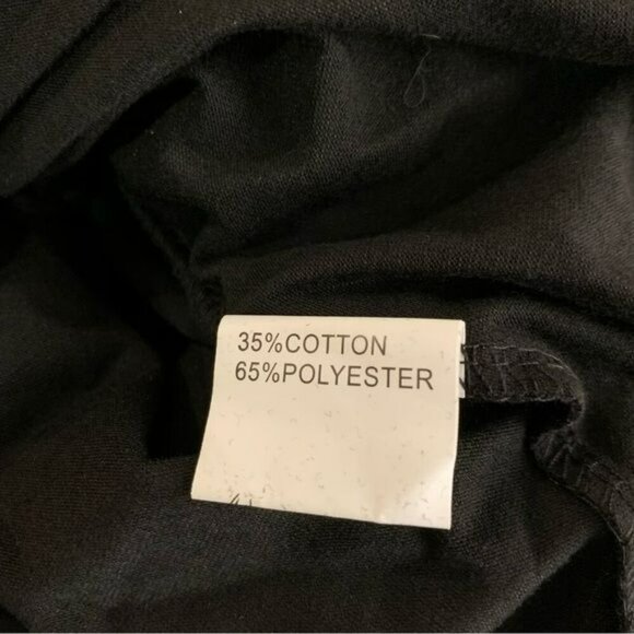 C+D+M womens size medium black long sleeve jumpsuit with cinch front tie - Picture 6 of 9